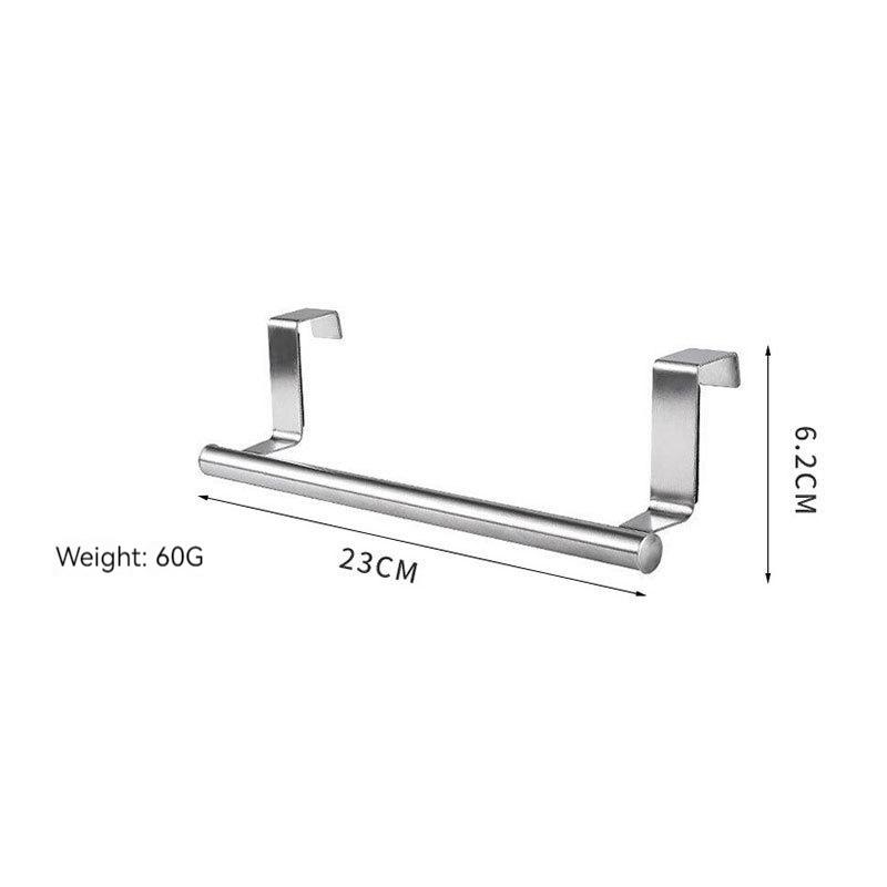 1PCS Stainless Steel Silver/Black Bathroom Hardware Set Towel Rack Toilet Paper Holder Towel Bar Hook Bathroom Accessories