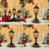 Christmas Tree Resin Waterilluminated Figurine With Music And Snowfall For Festive Display