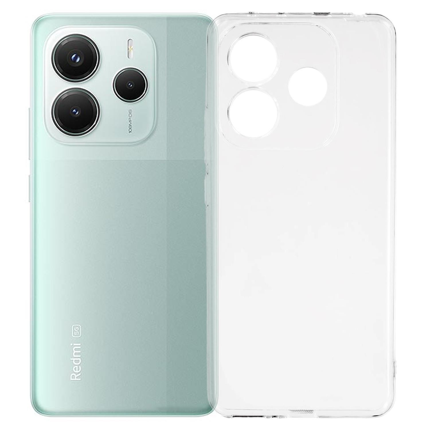 

UNITHIN Для Xiaomi Redmi Note 14 5G Чохол Ультратонкий 0.7мм Прозорий ТПУ Протиударний Чохол для Телефону Точні Вирізи Type A