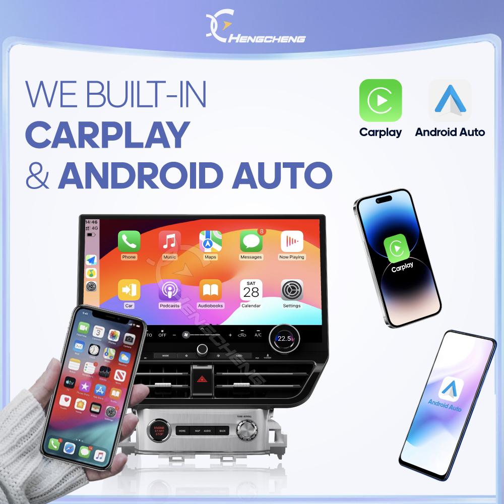 19.8" For Toyota Land Cruiser LC200 2016 -2025 Car Multimedia Video Player GPS Navigation Radio Android Auto Carplay 4G WiFi 360