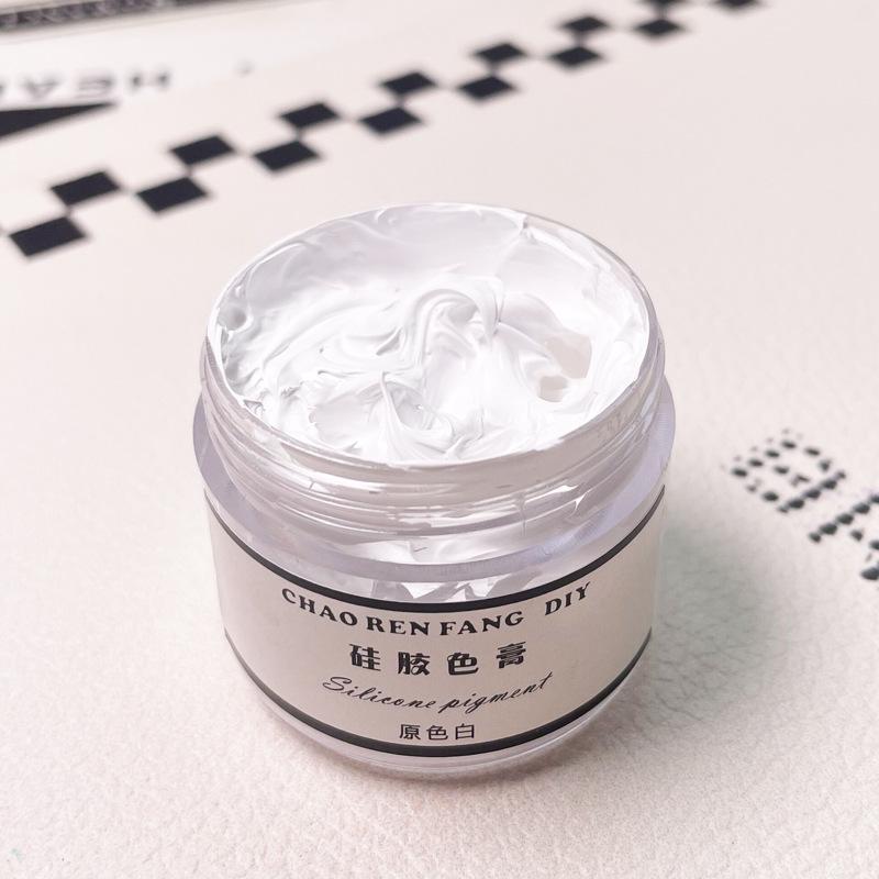 30g Liquid Silicone Color Paste Oily Cream Color Paste Macaron Paint DIY Pinch Glue AB Silicone Color
