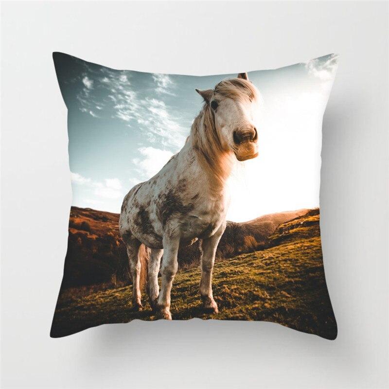 horse throw pillow