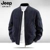 JEEP SPIRIT Men's Loose Fit Cotton Bomber Jacket