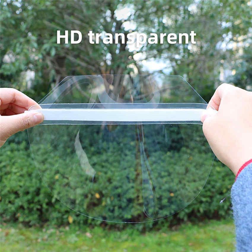 1pc Clear Safety Mask Shield Screen Tansparent Splash Proof Anti-smoke Oilproof Antifog Mask