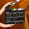 Acrylic Clapper Board Dry Erasable Clapperboard For Short Film Making and Educational Purposes 10x12Inch