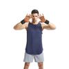 1 Pair Four-finger Ventilated Gym Wristband Cowhide Fitness Workout Gloves  Pull-ups