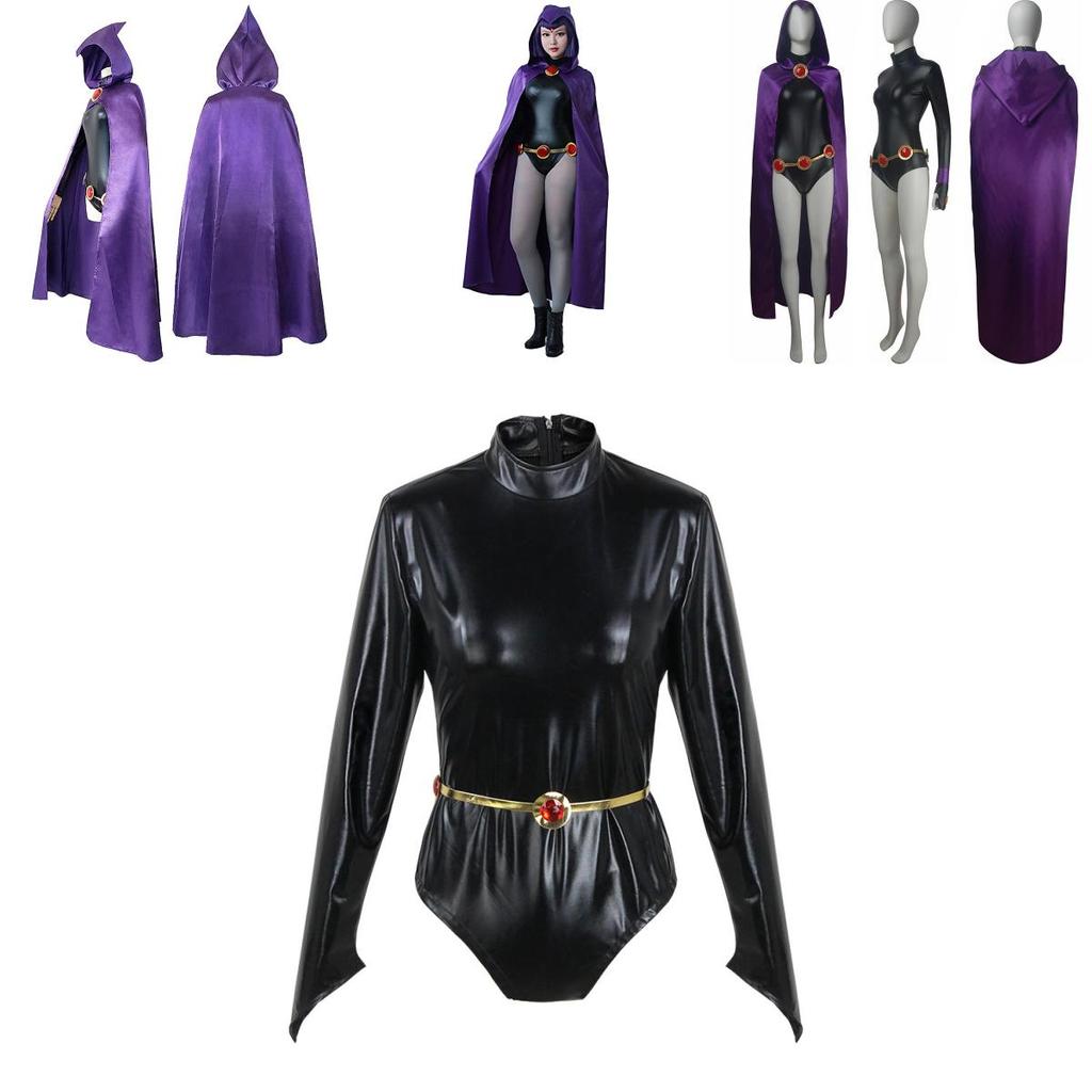 Stunning Anime Teen Titan Raven Costume For Cosplay And Themed Parties