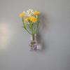 Süßes Rosa Blumen-Gürtel & Mini-Magnet-Vasen-Kühlschrank-Deko-Set