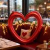Hollow Out Love Aluminum Foil Balloons (red/pink) for Birthday Parties, Proposals, Weddings, Photo Props, and Romantic Decoratio
