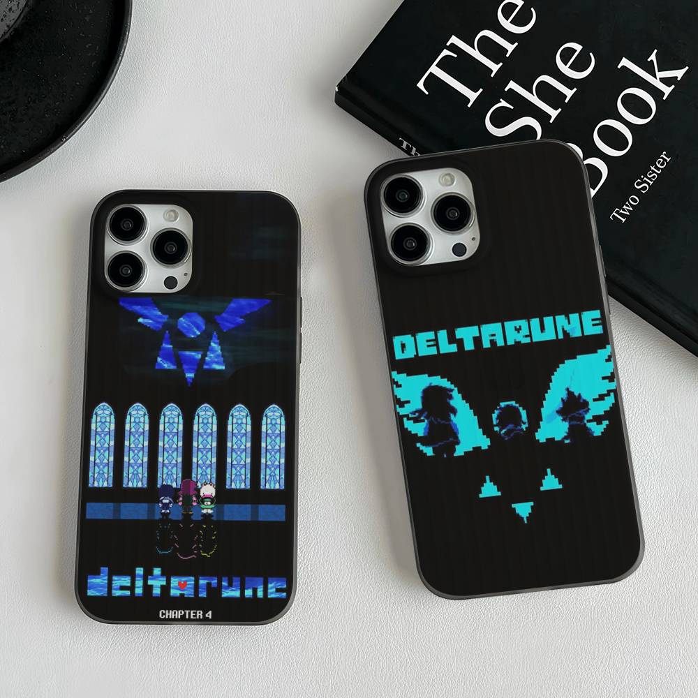 D-Deltarune Ralsei For iPhone 17 16 15 14 13 12 11 Pro Max Plus Pro Corrugated Shockproof Matte Phone Cover