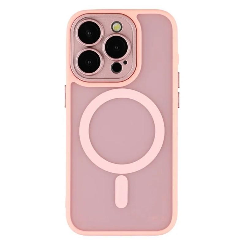 For iPhone 15 Pro Max Back Cover Compatible with MagSafe WANLONFENG QB1 Series PC TPU Shockproof Phone Case