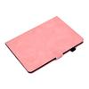 For iPad Pro 11 (2025)/11 (2024) Cowhide Texture PU Leather Stand Tablet Case Card Holder Cover with Pen Holder Loop