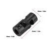 Shaft Coupling Motor Connector DIY Steering Universal Joint with Keyway 10*20*45mm