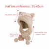 Plush Cat Ears Hat Knitted Cycling Balaclava One Piece Ear Protection Hat  Winter Season