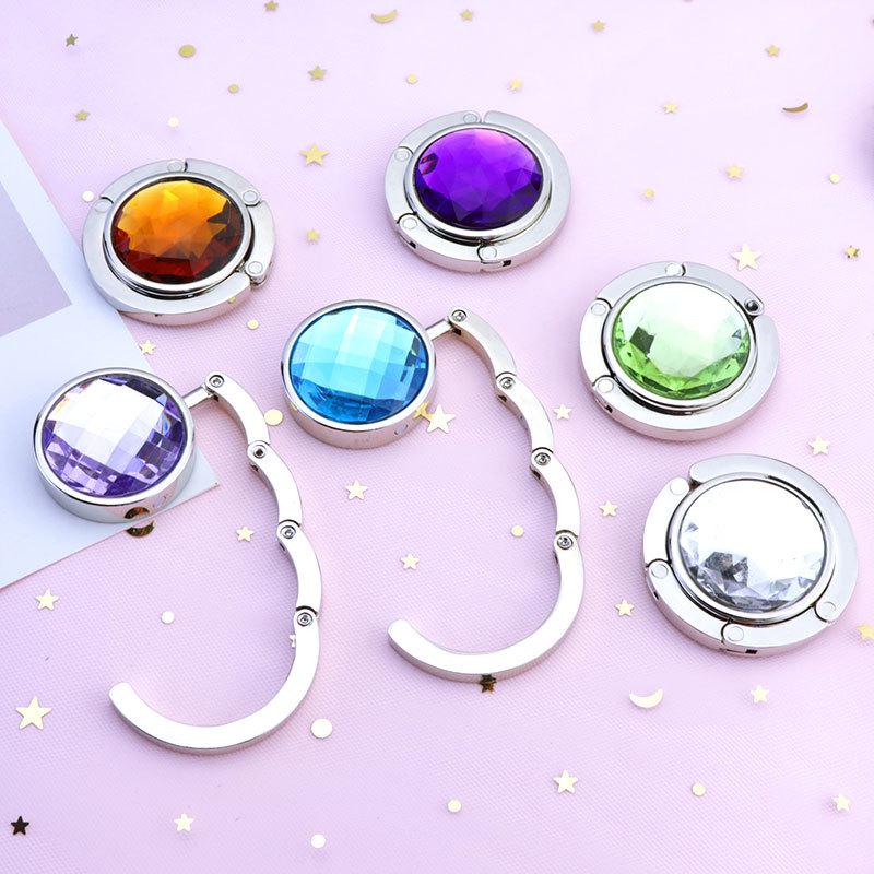 Personalisierter Faltbarer Taschenhaken - Schreibtischseitenhänger für Studenten, Tragbares Erinnerungsgeschenk