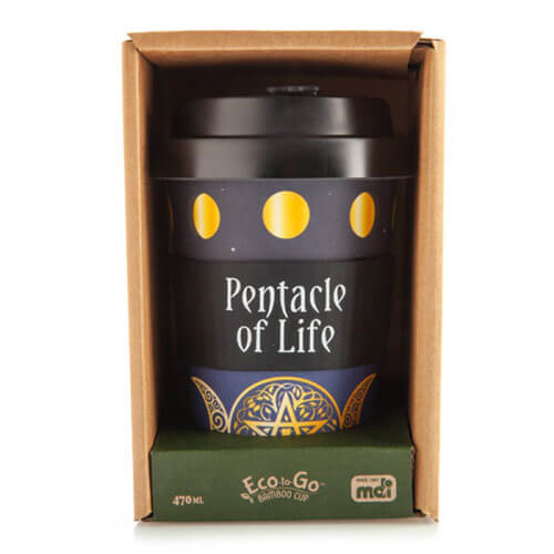 Öko-to-Go-Bambusbecher (Pentagramm)