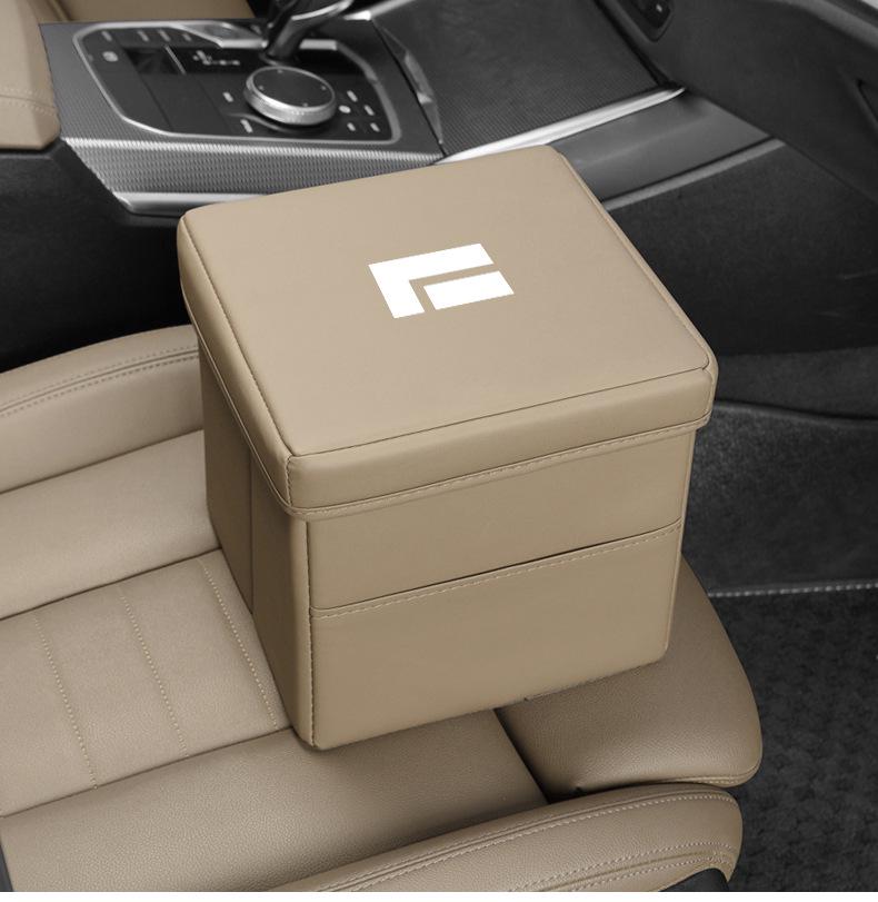 2024 Rox Jishi 01 Auto-Mülleimer: Faltbare Innenaufbewahrungsbox mit Deckel