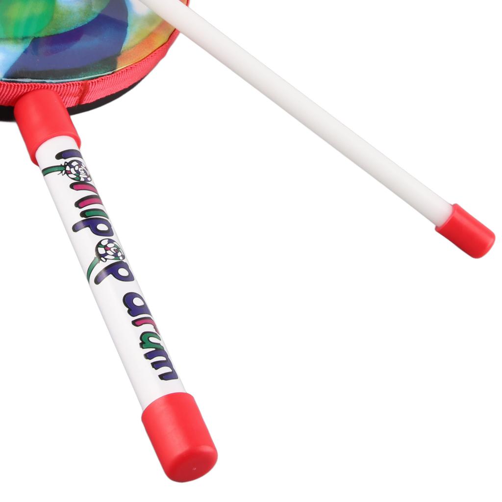 Children Hand Drum Multicolor Rainbow Percussion Instrument Musical Sound Education Tool 8in