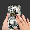 Vintage compass illustration Phone Case For Xiaomi Redmi 12 13C 12C 13 10C 9T A2 9A 9C 7A Note 10S 8T 10 9 8 Pro 4G 5G Black