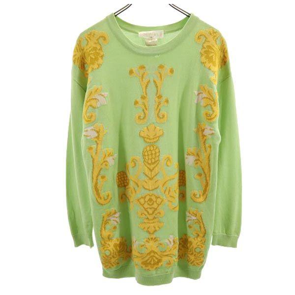 

ESCADA Overall handle Long sleeve knit 36 Green system sweater Men s Used