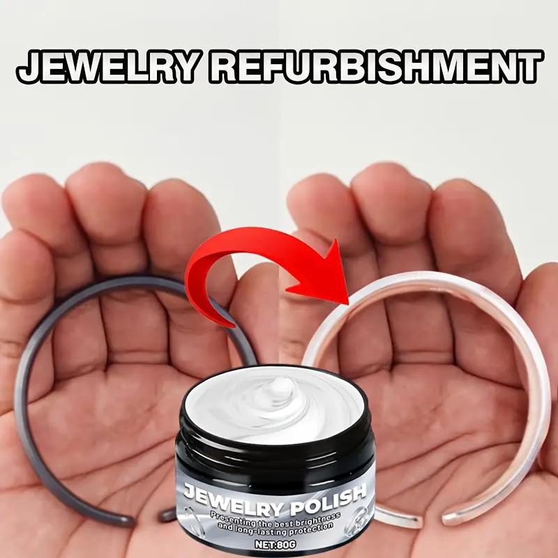 Schmuckaufarbeitung, Kratzerentfernung und Polierpaste - beseitigt Oxidation und Anlaufen, stellt Glanz und Brillanz wieder her