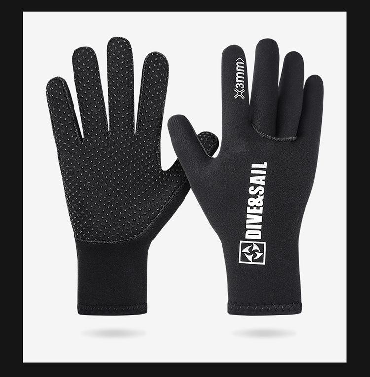 DIVE&SAIL 3MM Non-slip Winter Diving Gloves
