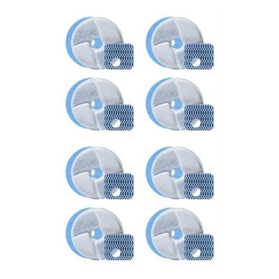 Lot de 8 filtres remplaçables pour fontaine à eau pour chat WF040