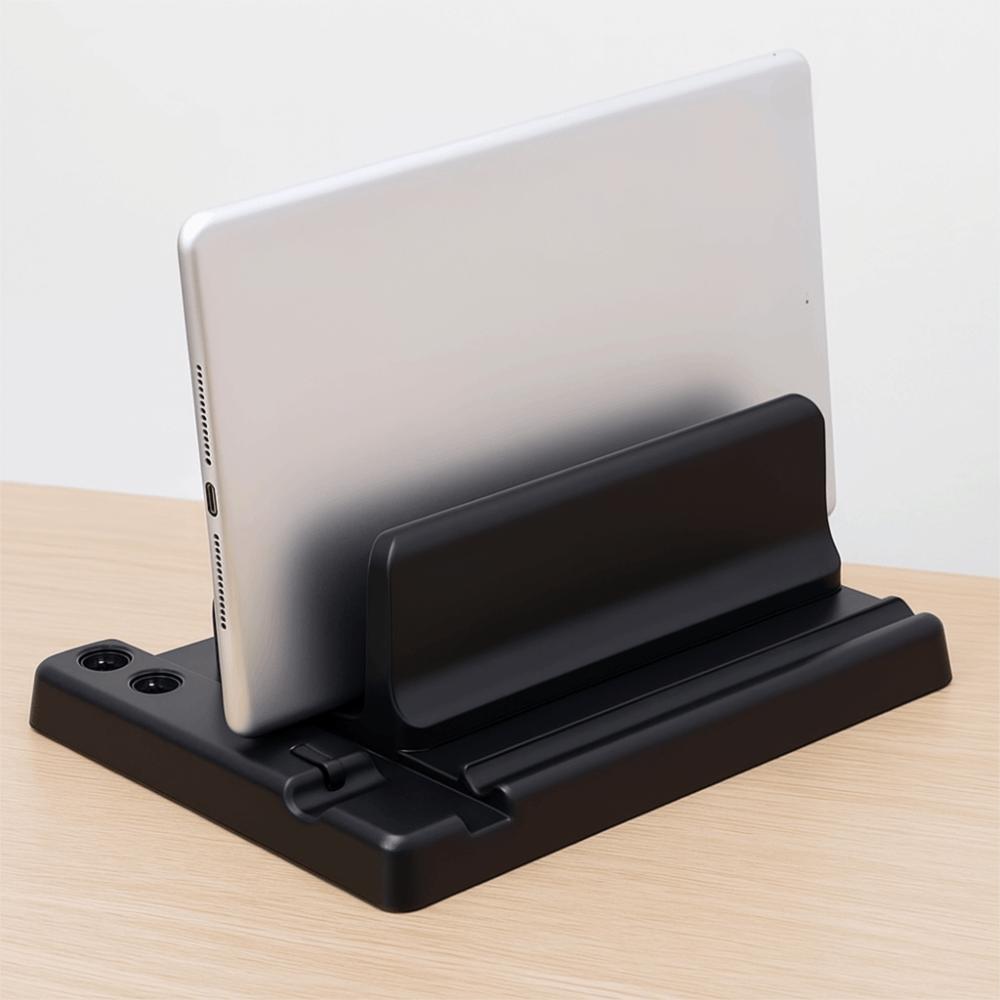 Save Space Universal Tablet Stand Adjustable Scalable Width Laptop Stand Plastic Portable Notebook Stand Office Desk