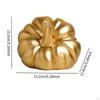Harvest Pumpkin Figurine for Desktop Display Thanksgiving Decor Office Shelf