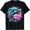 Dolphin Colorful Sea Ocean Animal Dolphin T-Shirt