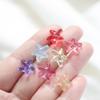 10pcs Colorful Glass Starfish Beads Star Czech Glass Loose Spacer Beads For DIY Bracelet Phone Chain Jewelry Making Accessories