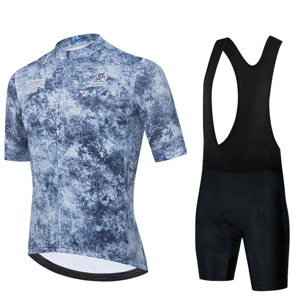 2026 Sommar Cykeldräkt Andningsbar Herr Mountainbike Kortärmad Hängselshorts Landsvägscykel Kläder