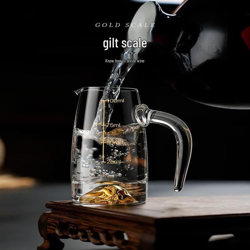 Youluo Crystal Glass Baijiu Set with Decanter & Shot Glasses
