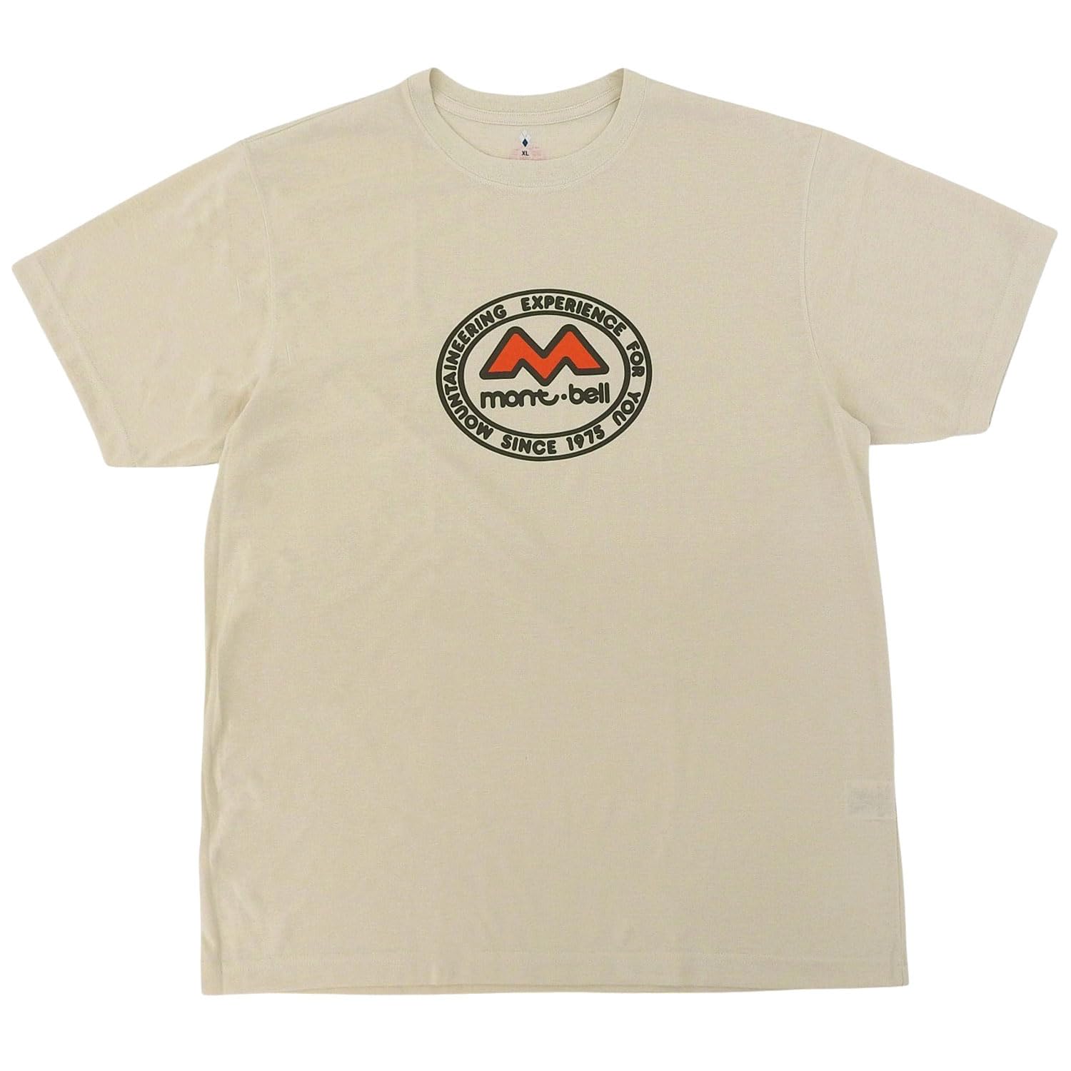 

Montbell 50th Anniversary WIC.T M Mark Wickron T-Shirt, Men s and Women s, Short Sleeve, 1114001 (Ivory (IV) /S)