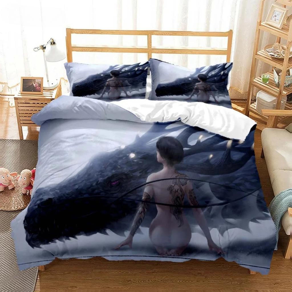 Sexy Beauty Charm Soft And Comfortable Comforter Bedding Collections Quilt Cover And Pillowcase Complete Size izable