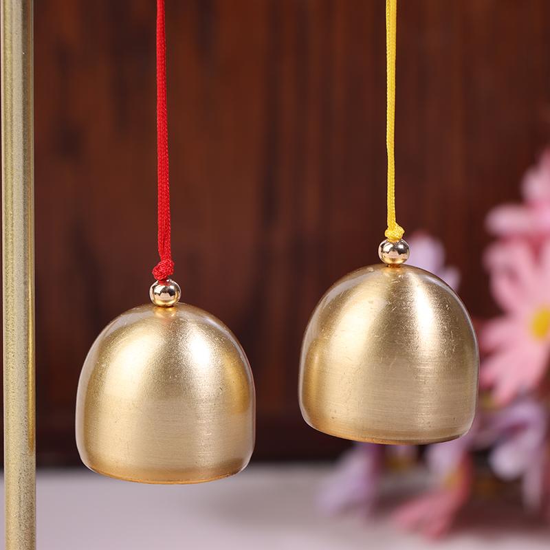 Messingglocke Windspiel Anhänger DIY Handgemacht Weihnachts-Windspiele Glocke Zuhause Jahresdekoration Diebstahlsichere Türklingel Klingel