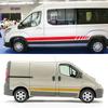 Car Door Stripes Stickers Camper Van Vinyl Decals For Renault Trafic 3 2 Fiat Talento Nissan NV300 Vauxhall Vivaro Accessories