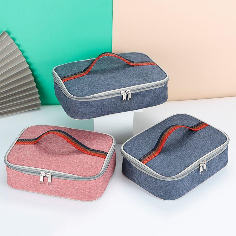 Meal Container Cooler Lunch Bag Thermal Insulated Lunch Pail Leakproof Picnic Pouch  Work