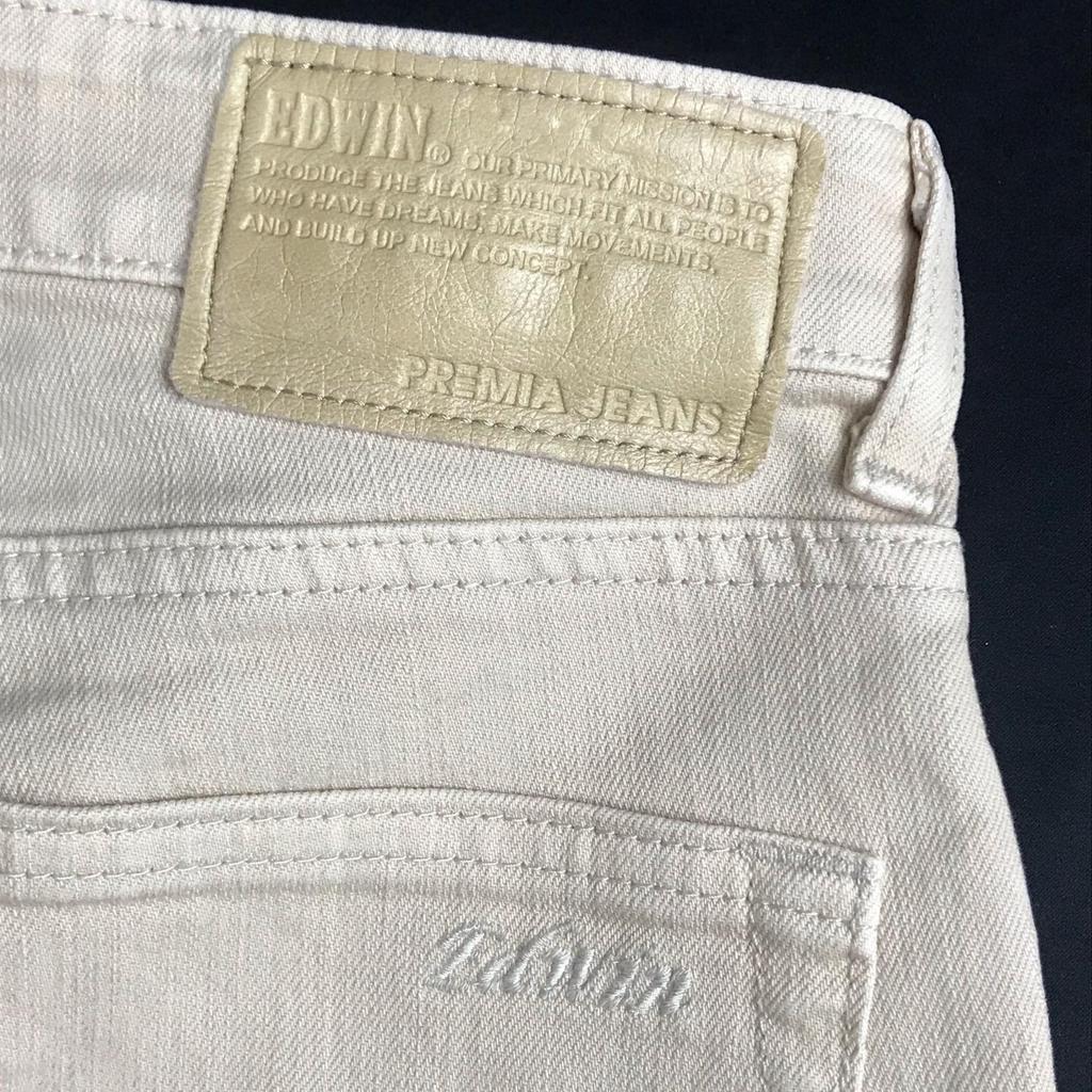 EDWIN Chino Pants [W28/76cm Inseam/Ivory] Men Japan Made(USED)