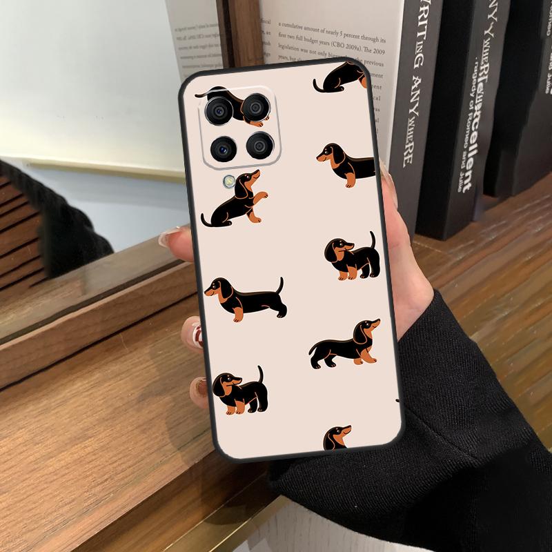 Süßer Dackel Hund Heißes Case Für Samsung Galaxy M56 M06 M16 M36 M52 M32 M12 M54 M34 M14 M35 M55 M15 M11 M31 M13 M53