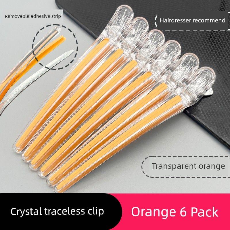 New Large Hair Clip with Extended Length for Hair Cutting and Sectioning, Crystal Non-Marking Clip, Professional Clip for Hairdressers