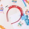 Korean Color Happy Birthday Headband Hat Happy Birthday Children Baby Adult Photo Decoration