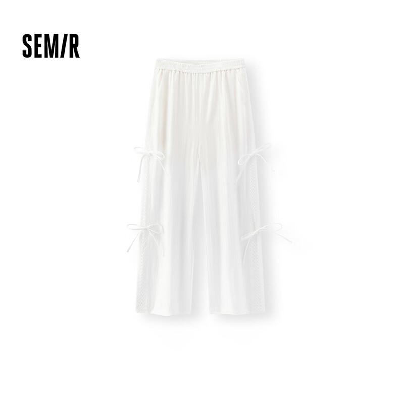 

Женские повседневные брюки Semir с бантиком и кружевом, широкие XXL