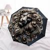 1pc Lion Head Ornament Automatic Umbrella - Automatic Opening And Closing, Sturdy Iron Frame, Formal Occasions Yy251018209