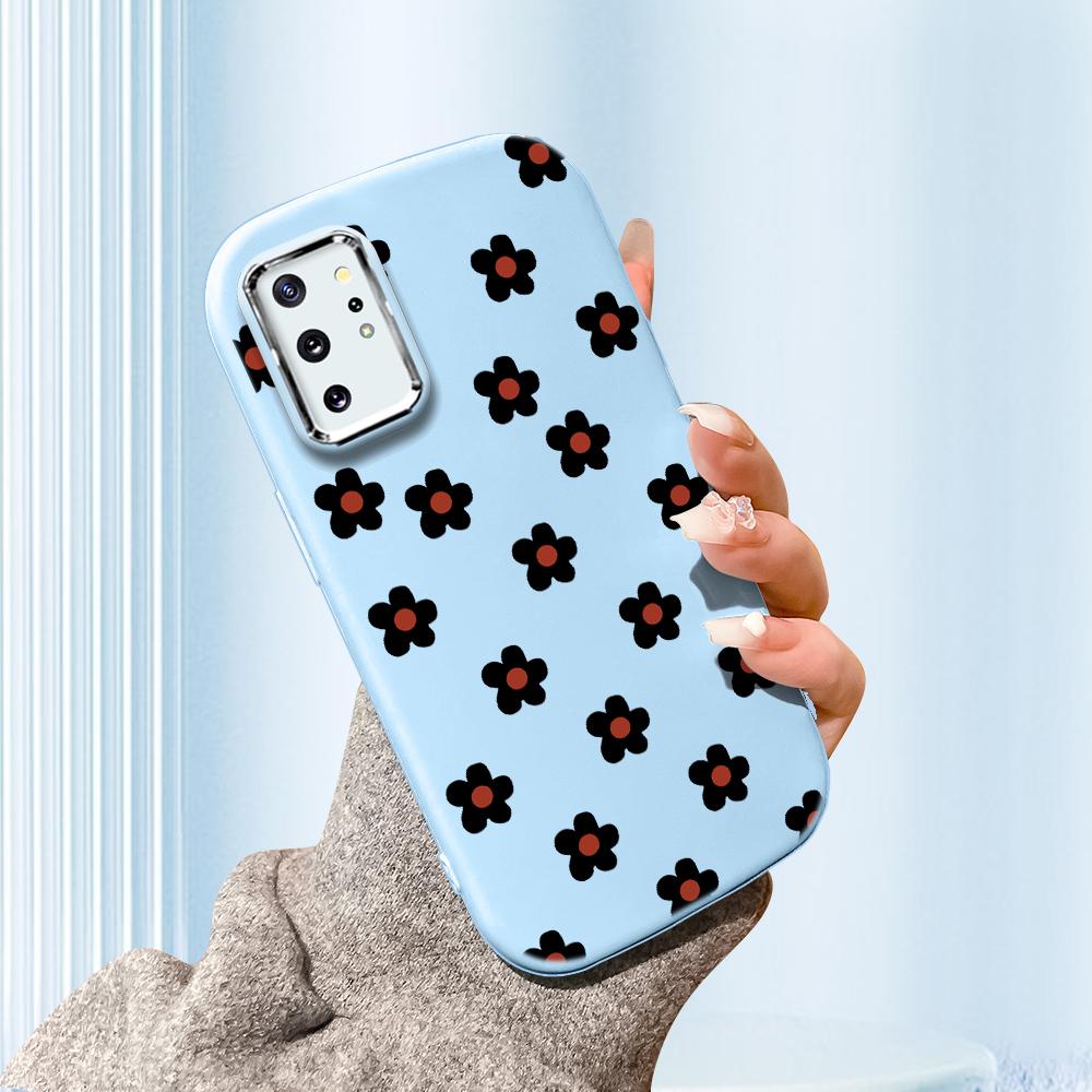 Einfarbige silberne Randlinse Fettgehäuse Weiche TPU-Flüssigsilikonabdeckung Stoßfeste Telefonhülle für Xiaomi Redmi Samsung