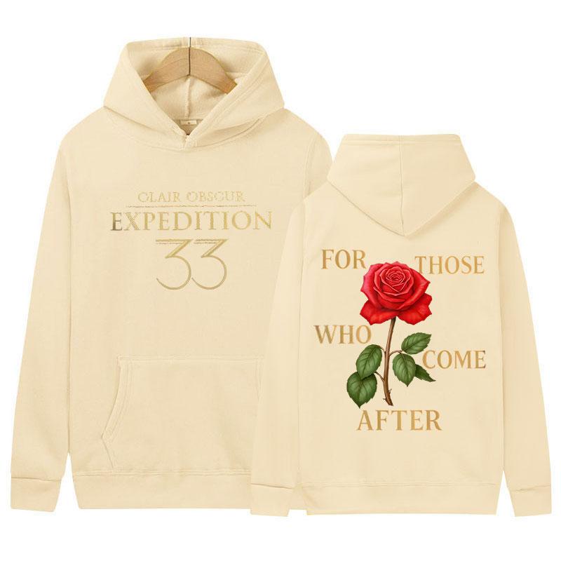 Clair Obscur Expédition 33 Print Graphic Hoody Unisex Casual Oversized Long Sleeve Sweatshirt Fashion High Quality Fleece Hoodie