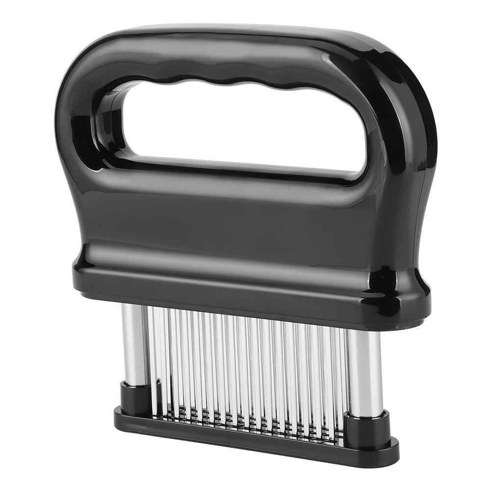 Black 48‑Needles Meat Beaf Steak Tenderizer Tool With Handle Kitchen Cooking Accessory