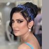 Handmade Rhinestone Crystal Hair Headband for Weddings & Evenings (DZ136)