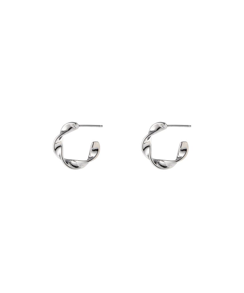 Jyddm Twist Round Ring Earrings
