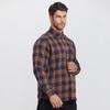 Men's Plus Size Brushed Plaid Long Sleeve Shirt